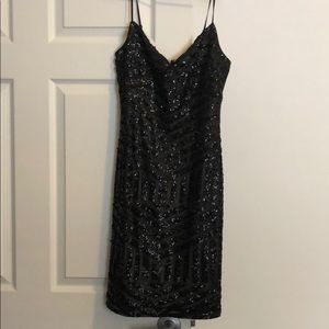 Sequin black dress
